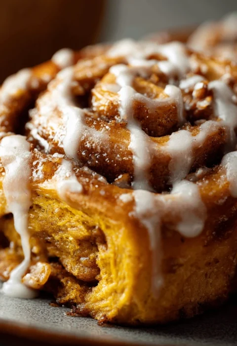 Easy Pumpkin Cinnamon Rolls Recipe Homemade Pumpkin Cinnamon Rolls Best Pumpkin Cinnamon Rolls Vegan Pumpkin Cinnamon Roll...