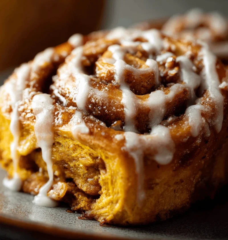 Easy Pumpkin Cinnamon Rolls Recipe Homemade Pumpkin Cinnamon Rolls Best Pumpkin Cinnamon Rolls Vegan Pumpkin Cinnamon Roll...