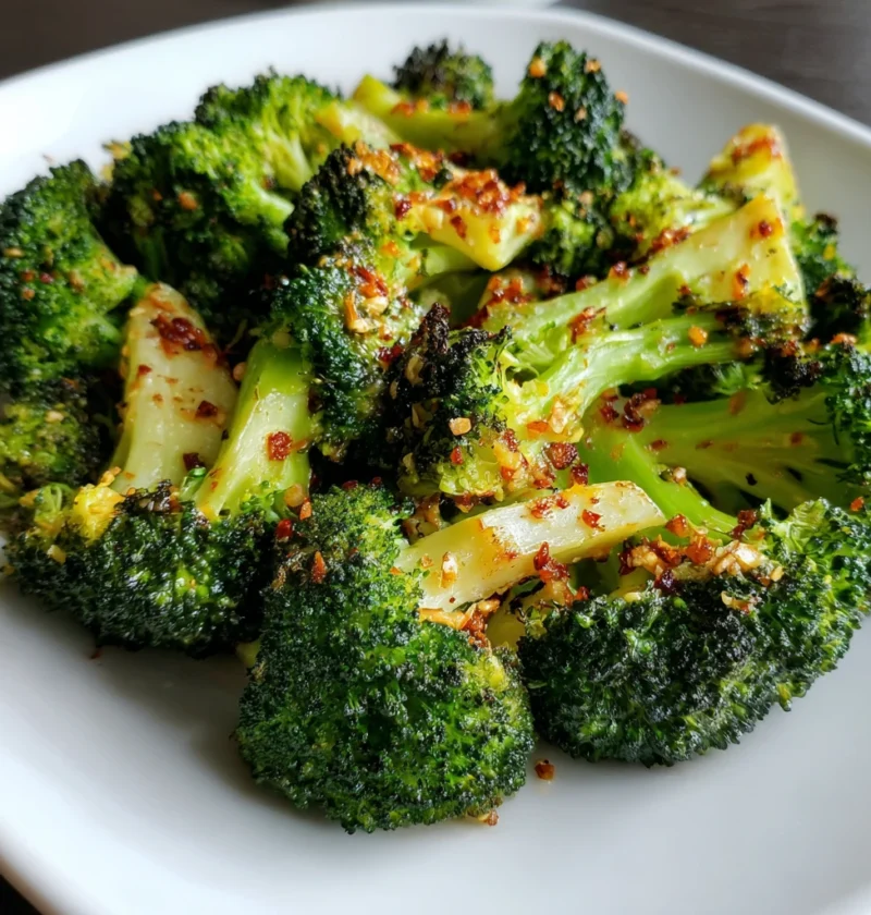 Easy Roasted Broccoli Recipe For Beginners Healthy Roasted Broccoli Side Dish Quick Garlic Roasted Broccoli Recipe Best Ov...