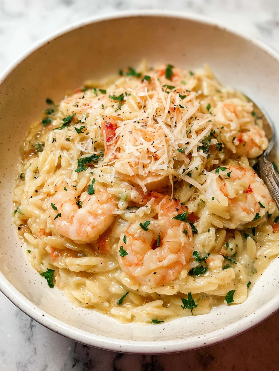 Shrimp Scampi Orzo