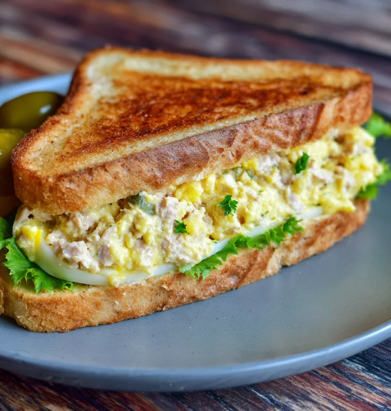 Easy Tuna Egg Sandwich Recipe Quick Tuna And Egg Sandwich Healthy Tuna Egg Sandwich Ideas Low-calorie Tuna Egg Sandwich Be...