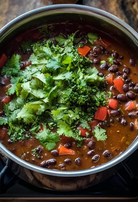 Easy Vegan Black Bean Soup Recipe Homemade Vegan Black Bean Soup Best Spices For Vegan Black Bean Soup Slow Cooker Vegan B...