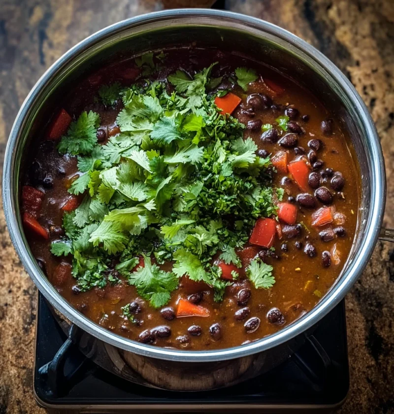 Easy Vegan Black Bean Soup Recipe Homemade Vegan Black Bean Soup Best Spices For Vegan Black Bean Soup Slow Cooker Vegan B...