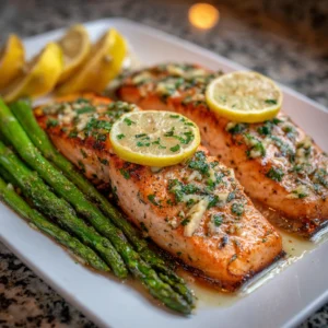 Garlic Butter Baked Salmon