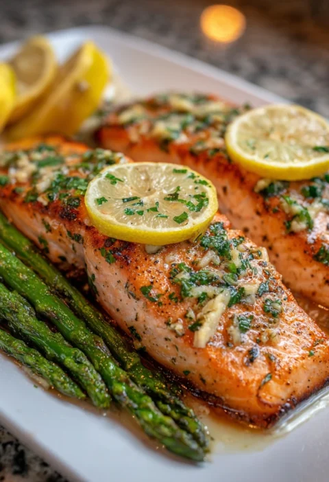 Garlic Butter Baked Salmon