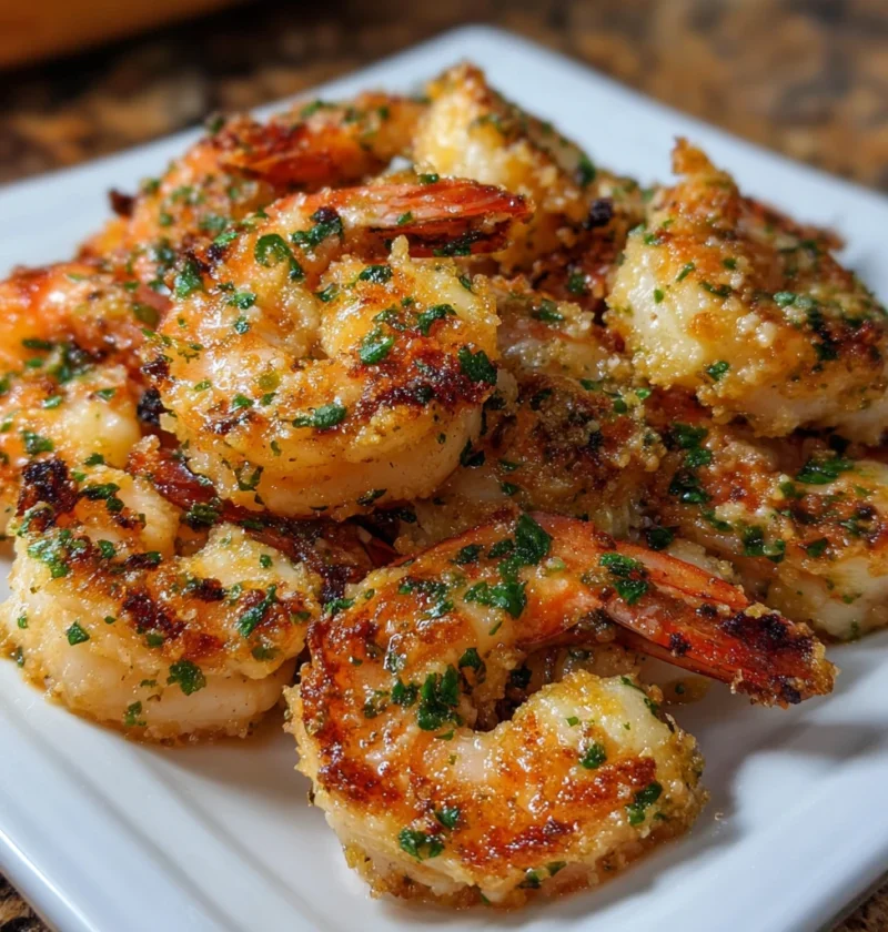 Garlic Parmesan Roasted Shrimp Home Made