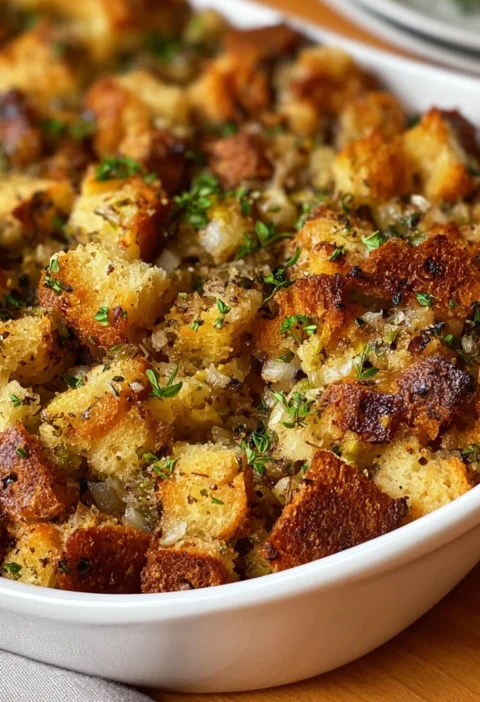 Grandma's Secret Stuffing Recipe Traditional Thanksgiving Stuffing Recipe Best Homemade Stuffing For Thanksgiving Old Fash...