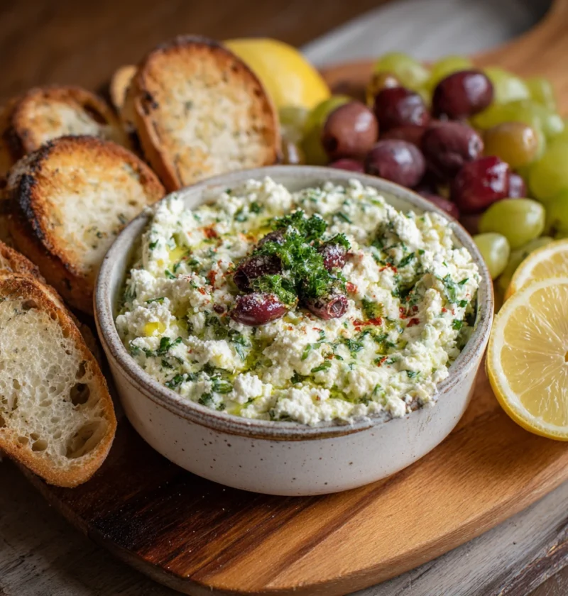 Green Olive Feta Cheese Dip