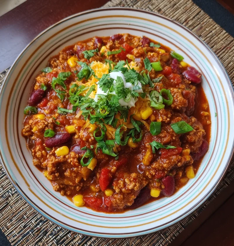 Healthy Turkey Chili Recipe Slow Cooker Turkey Chili Best Ground Turkey Chili Spicy Turkey Chili Recipe Low Fat Turkey Chi...