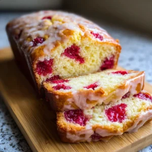 Heavenly Lemon Raspberry Loaf  : Easy Bake