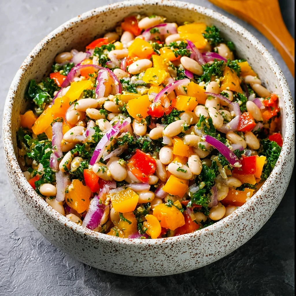 High Protein Dense Bean Salad Recipe