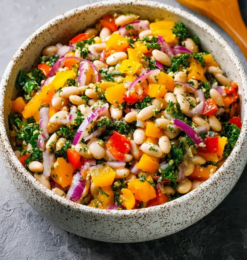 High Protein Bean Salad Ideas Easy Protein Dense Bean Salad Recipe Best Bean Salad For Muscle Gain Vegan High Protein Bean...