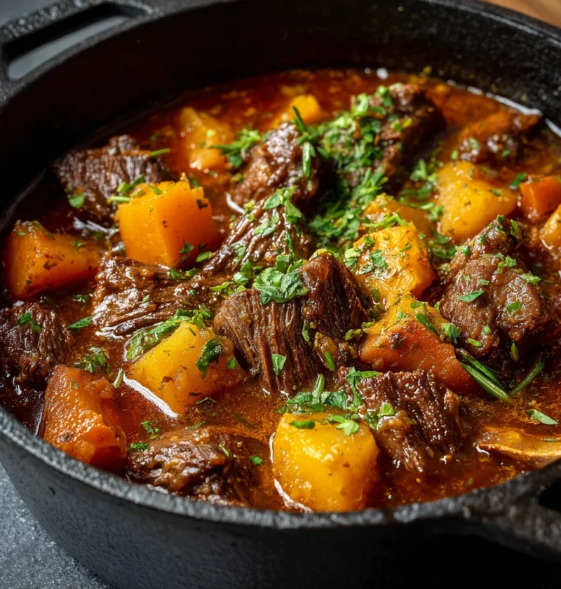 Honey-braised Beef Short Rib Stew Recipe Easy Butternut Squash Beef Stew Aromatic Herb Beef Short Rib Stew Best Wine For B...