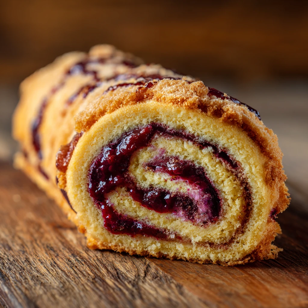 Lemon and Blackberry Cake Roll for a Refreshing Summer Treat