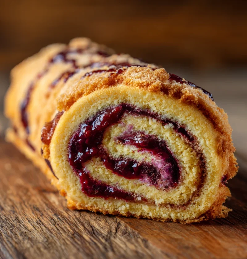 Lemon Blackberry Cake Roll Refreshing Summer Treat