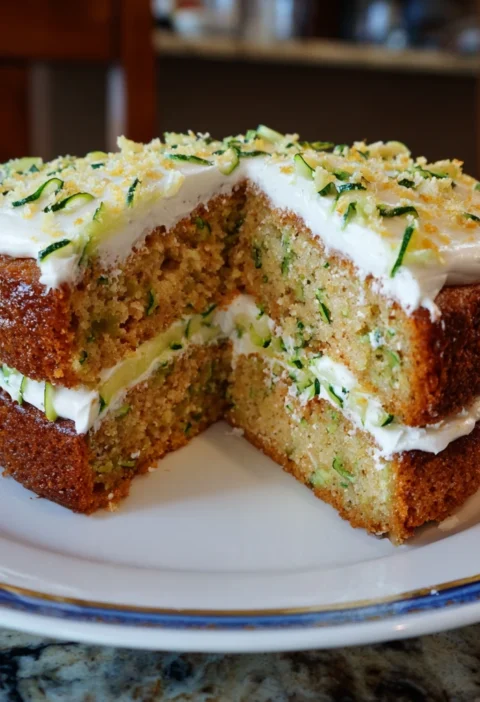 Lemon Zucchini Cake Moist Delight Thats Make