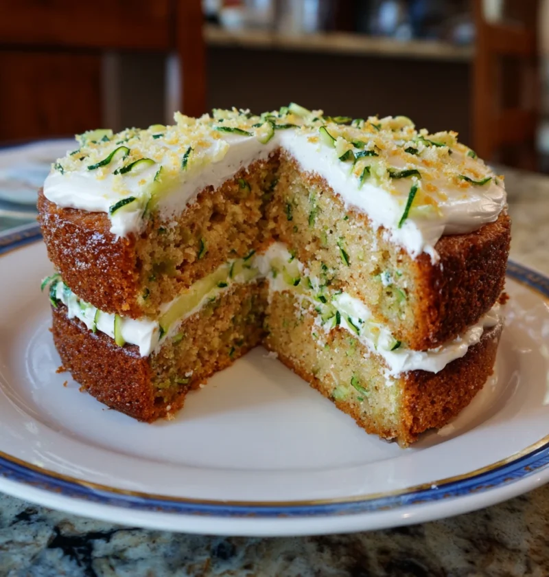 Lemon Zucchini Cake Moist Delight Thats Make