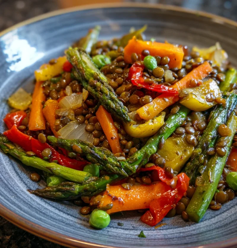 Lentil Vegetable Stirfry
