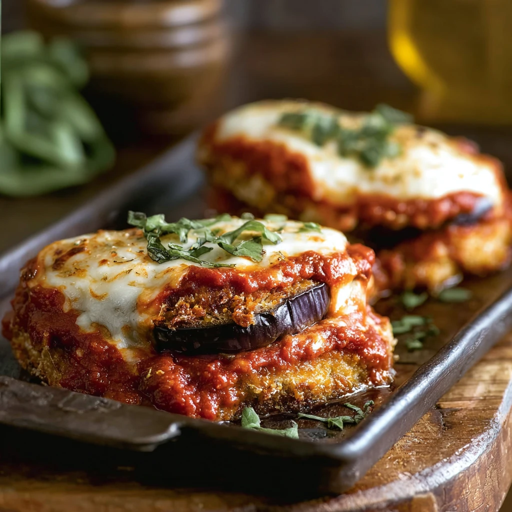 Lightened Chicken And Eggplant Parmesan