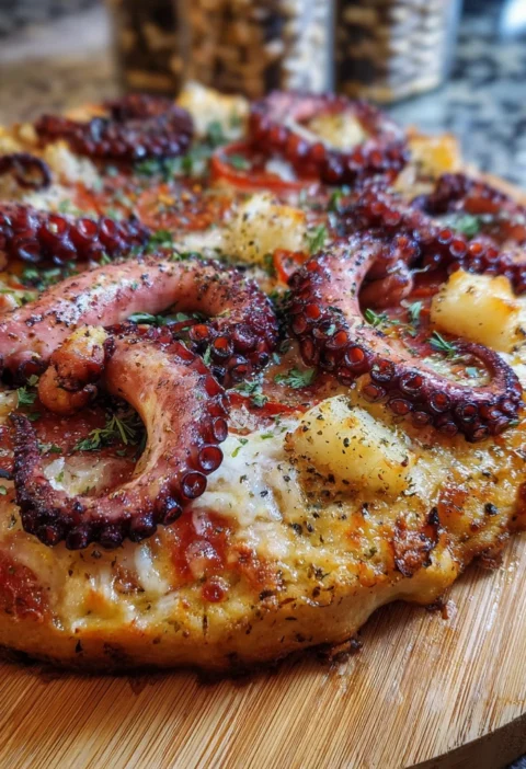 Octopus Pizza Recipe Homemade Best Cheese For Octopus Pizza Gluten Free Octopus Pizza Options How To Make Octopus Pizza At...