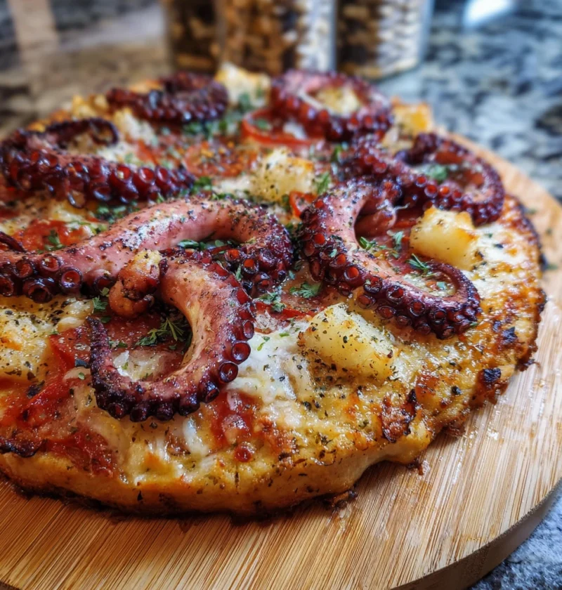 Octopus Pizza Recipe Homemade Best Cheese For Octopus Pizza Gluten Free Octopus Pizza Options How To Make Octopus Pizza At...