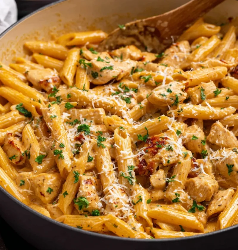 One Pan Marry Me Chicken Pasta Recipe Easy Marry Me Chicken Pasta Skillet Best One Skillet Chicken Pasta Marry Me Chicken ...