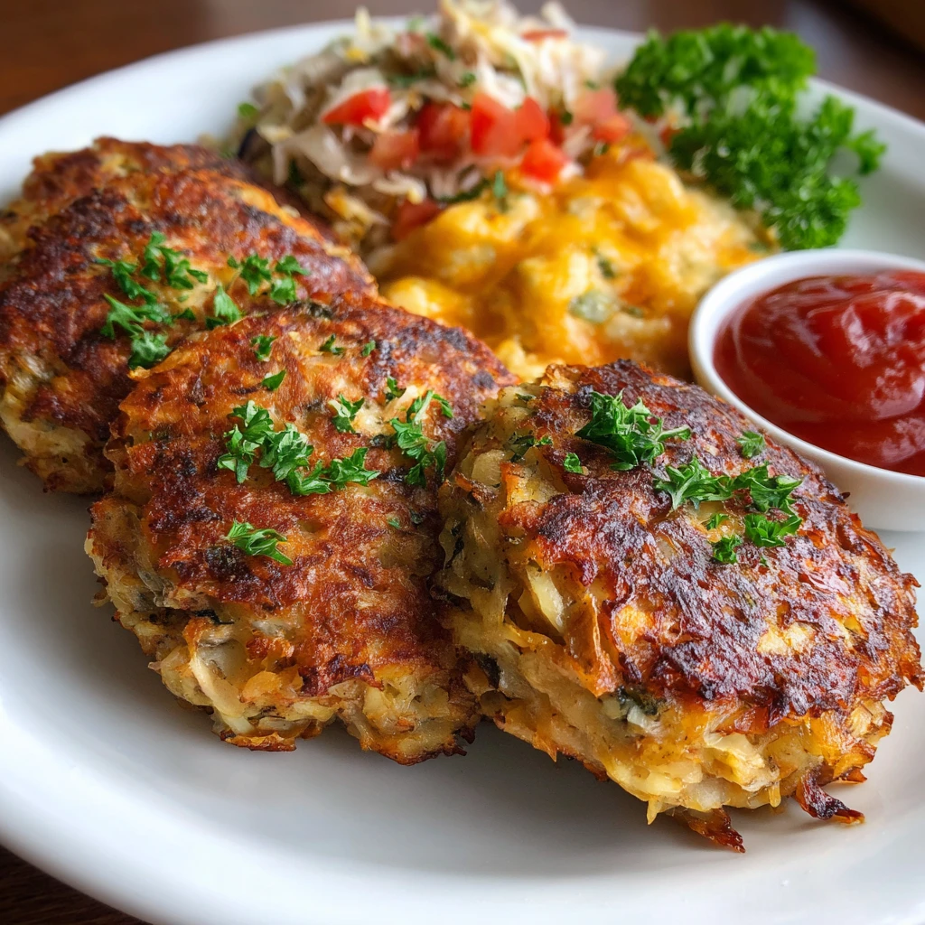 Oven-baked Cabbage Burgers Recipe - Low Carb Comfort Meal (digital Download) -