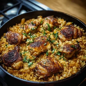 Oven Baked Chicken and Rice