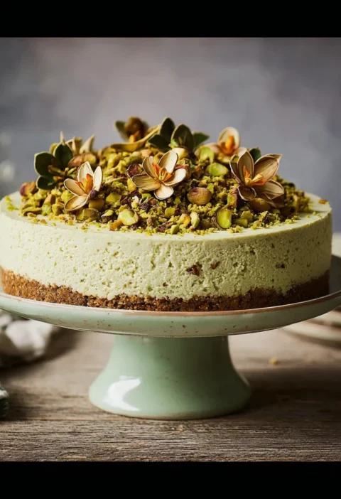 Pistachio Cheesecake Recipe Tips Best Pistachio Cheesecake Baking Guide How To Make Perfect Pistachio Cheesecake Expert Ad...