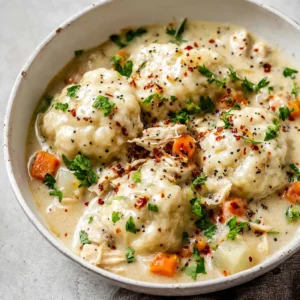 Cozy Gluten-Free Chicken & Dumplings in Just 35 Minutes