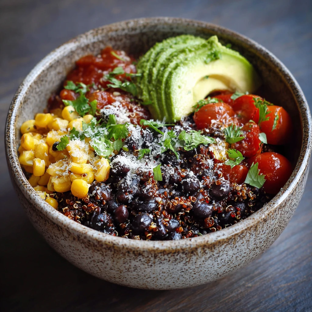 Quinoa and Black Bean Bowl home made