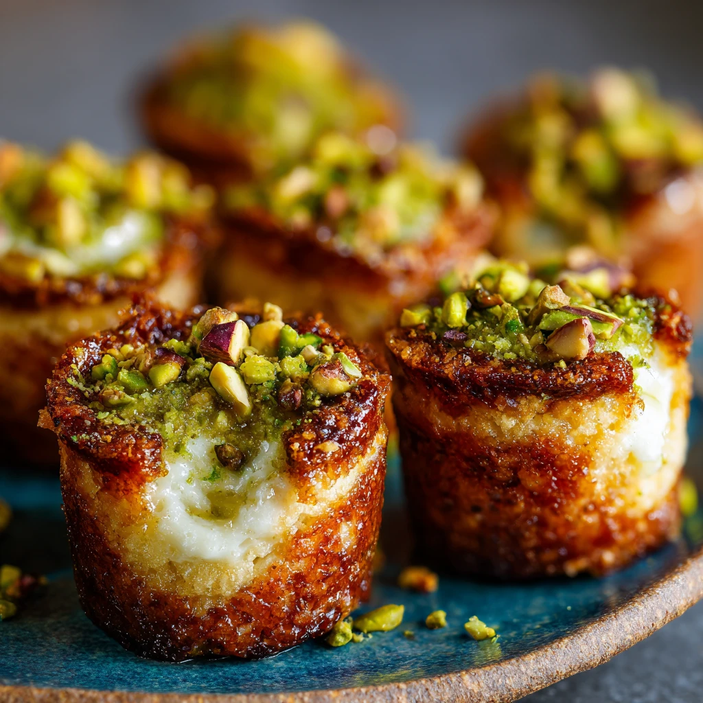 Ricotta Pistachio Honey Bites