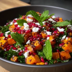 Roasted Sweet Potato and Baby Kale Salad Recipe