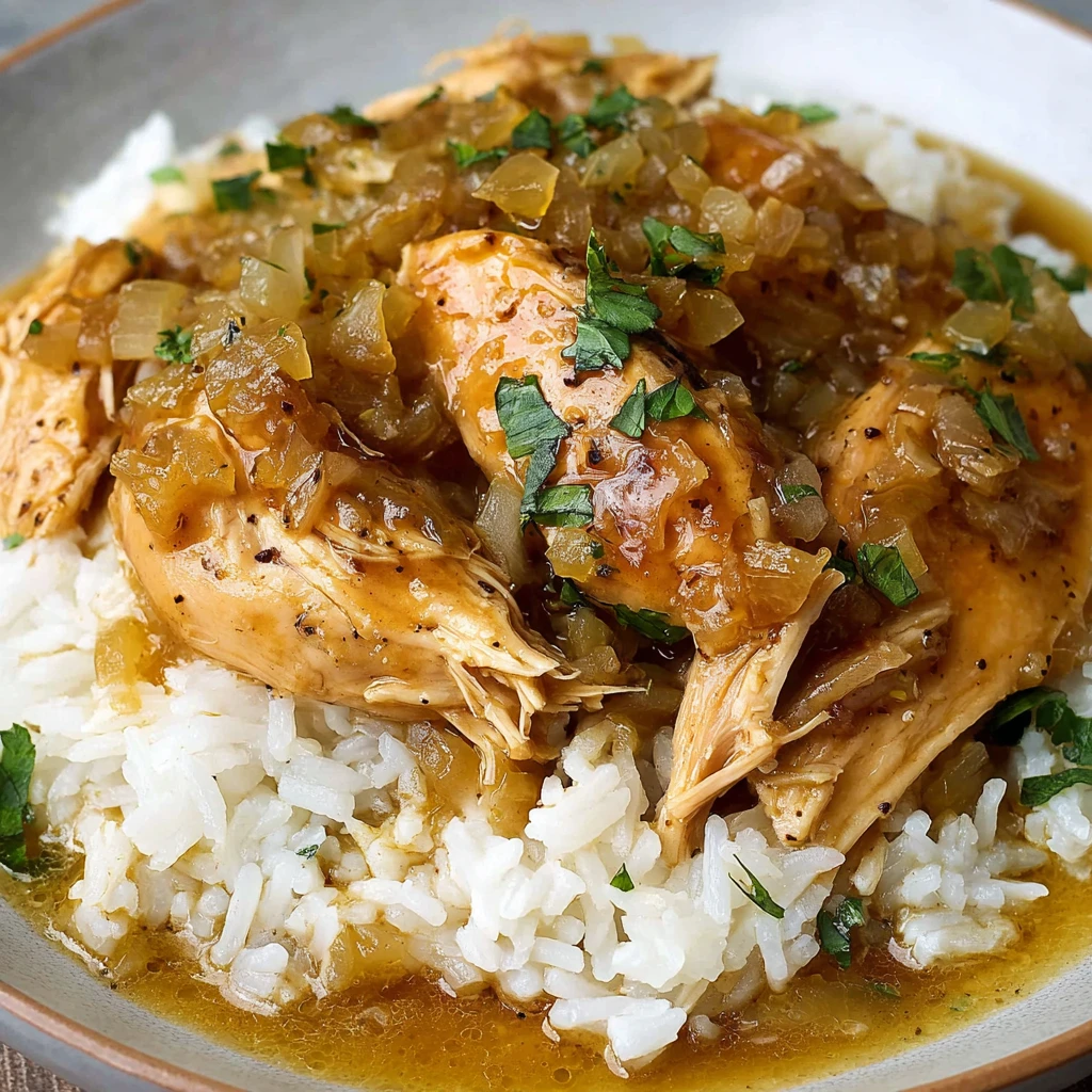 Slow Cooker Smothered Chicken
