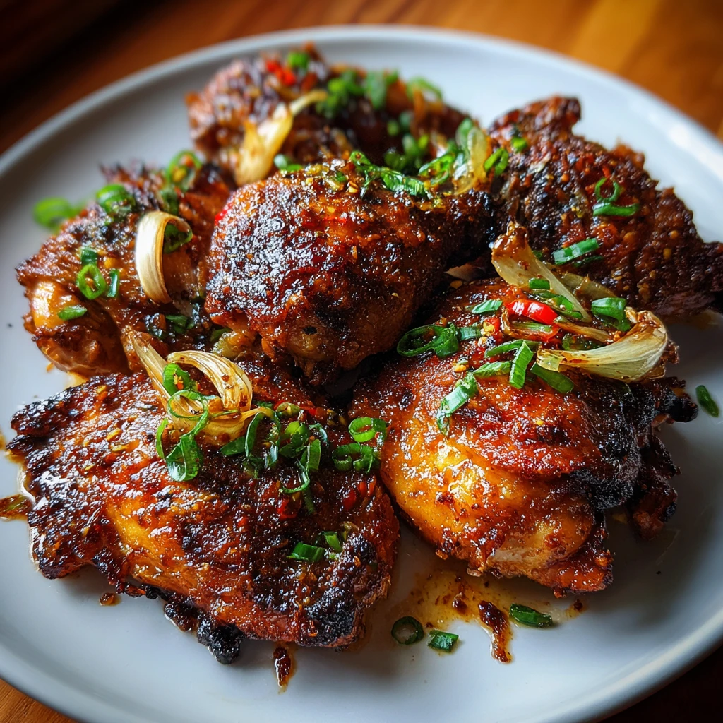 Soy Chicken Garlic Ginger: Flavor Bomb