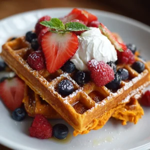 Sweet Potato Waffles