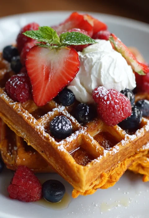 Sweet Potato Waffles