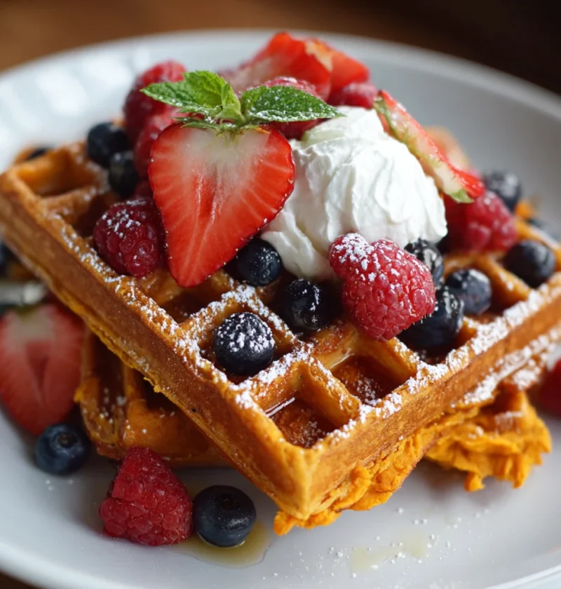 Sweet Potato Waffles