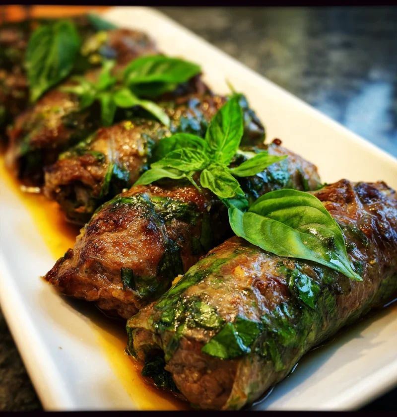 Thai Basil Beef Rolls Recipe Best Thai Basil Beef Rolls Homemade Thai Basil Beef Rolls Low Carb Thai Basil Beef Rolls Glut...