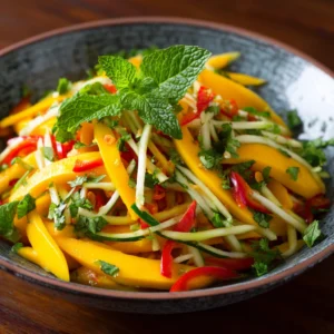 Thai Mango Salad – A Sweet & Spicy Favorite for Spring Salads