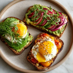 Avocado Toast 3 Ways