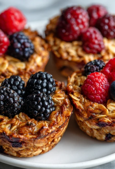 Baked Oatmeal Cups Busy Mornings