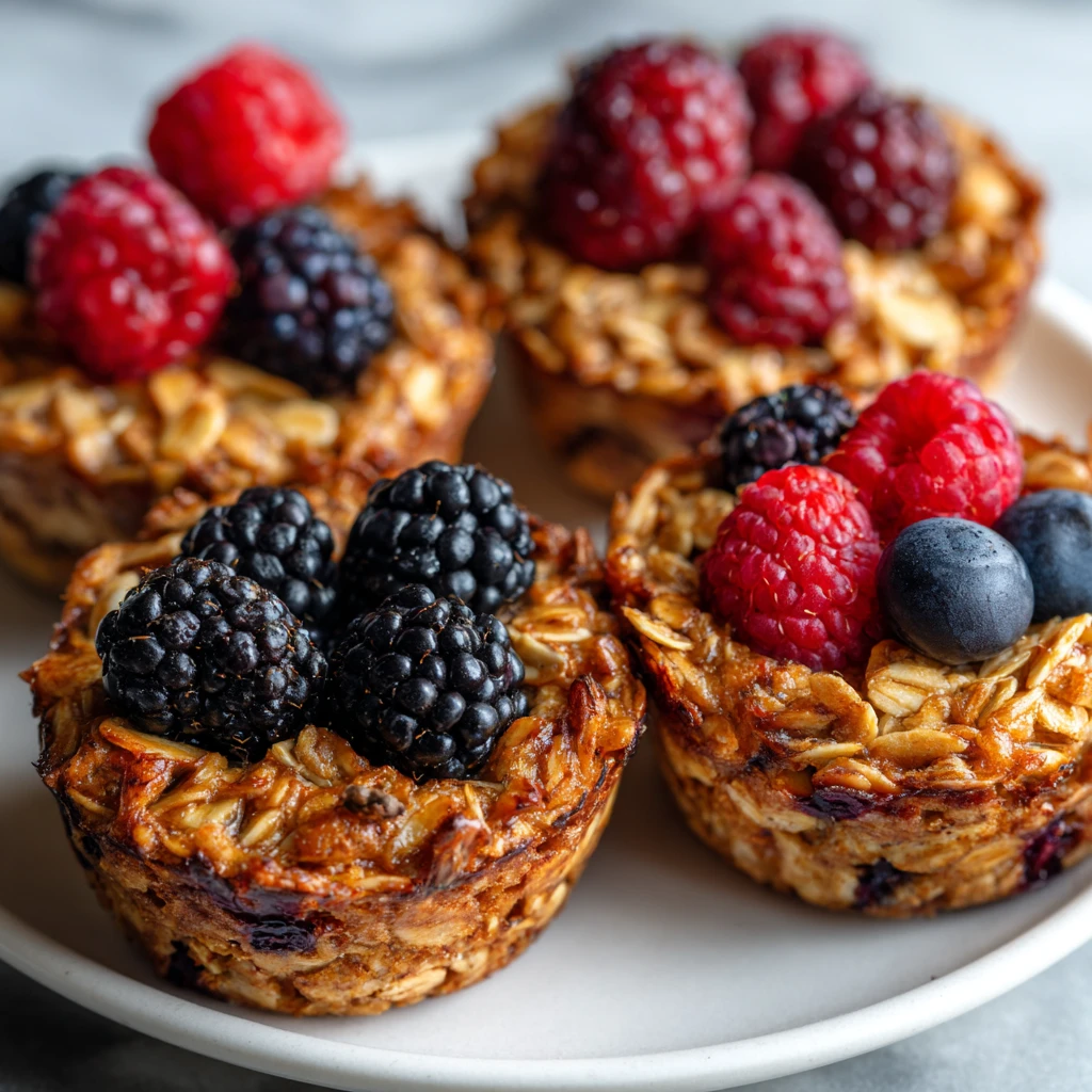 Baked Oatmeal Cups For Busy Mornings