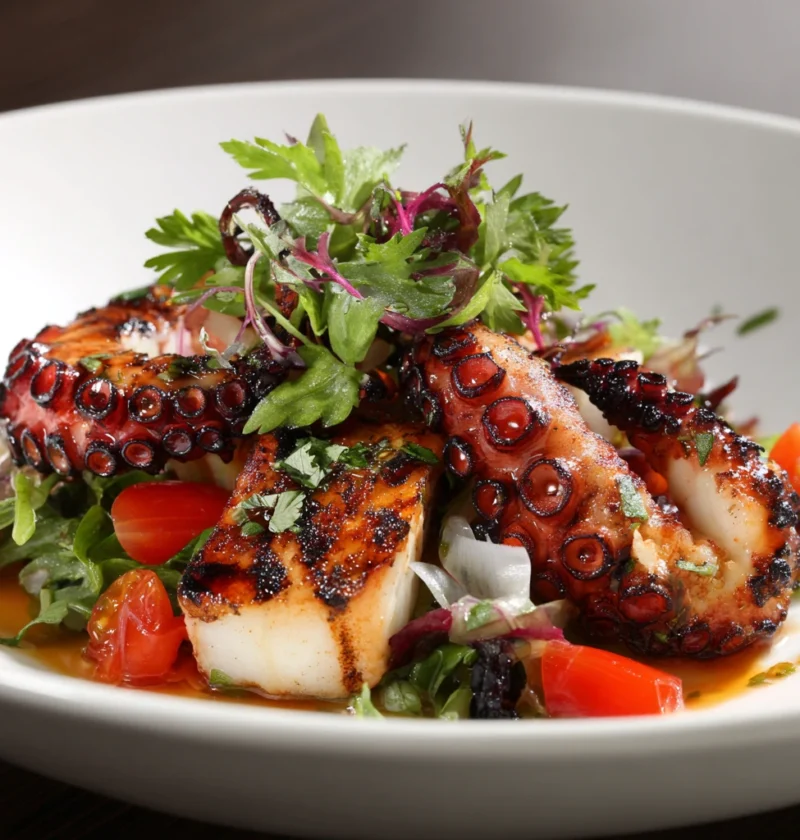 Best Grilled Octopus Recipe Tender Grilled Octopus Cooking Tips How To Prepare Tender Octopus Mediterranean Grilled Octopu...