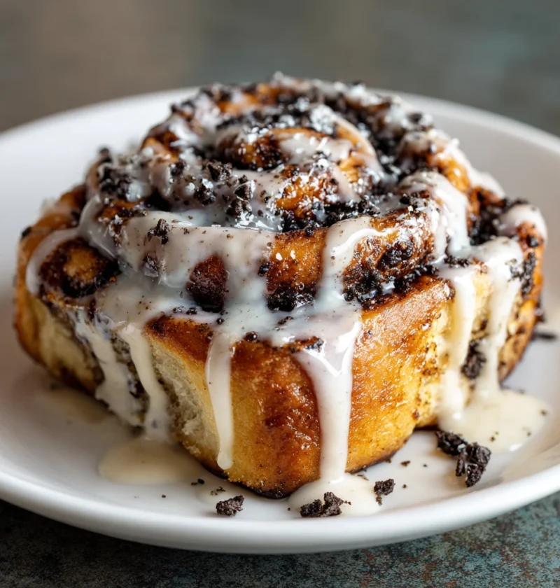 Best Oreo-stuffed Cinnamon Rolls Recipe Easy Oreo Cinnamon Roll Bake Homemade Oreo Cinnamon Rolls Vegan Oreo Cinnamon Roll...