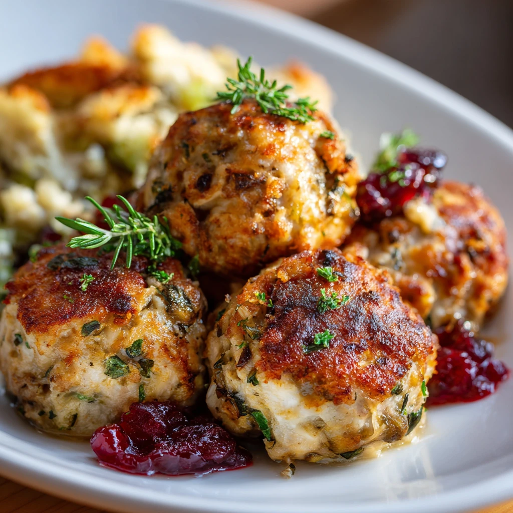 Turkey Stuffing Balls