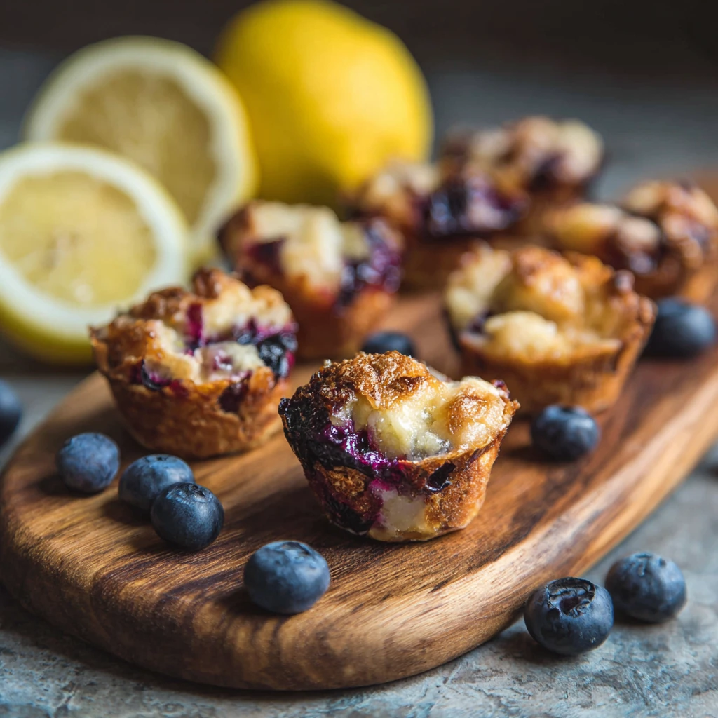Blueberry Lemon Pancake Bites