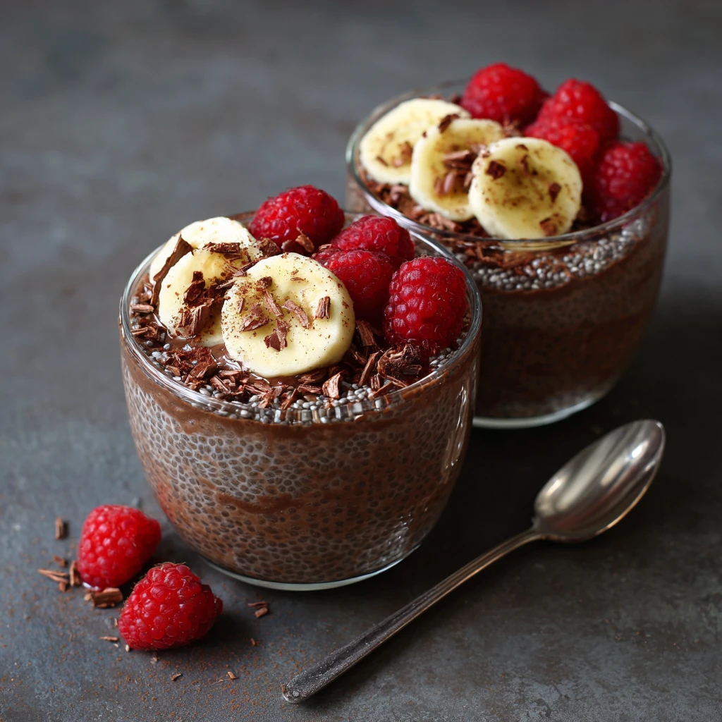 Chocolate Chia Pudding - Coco and Camellia