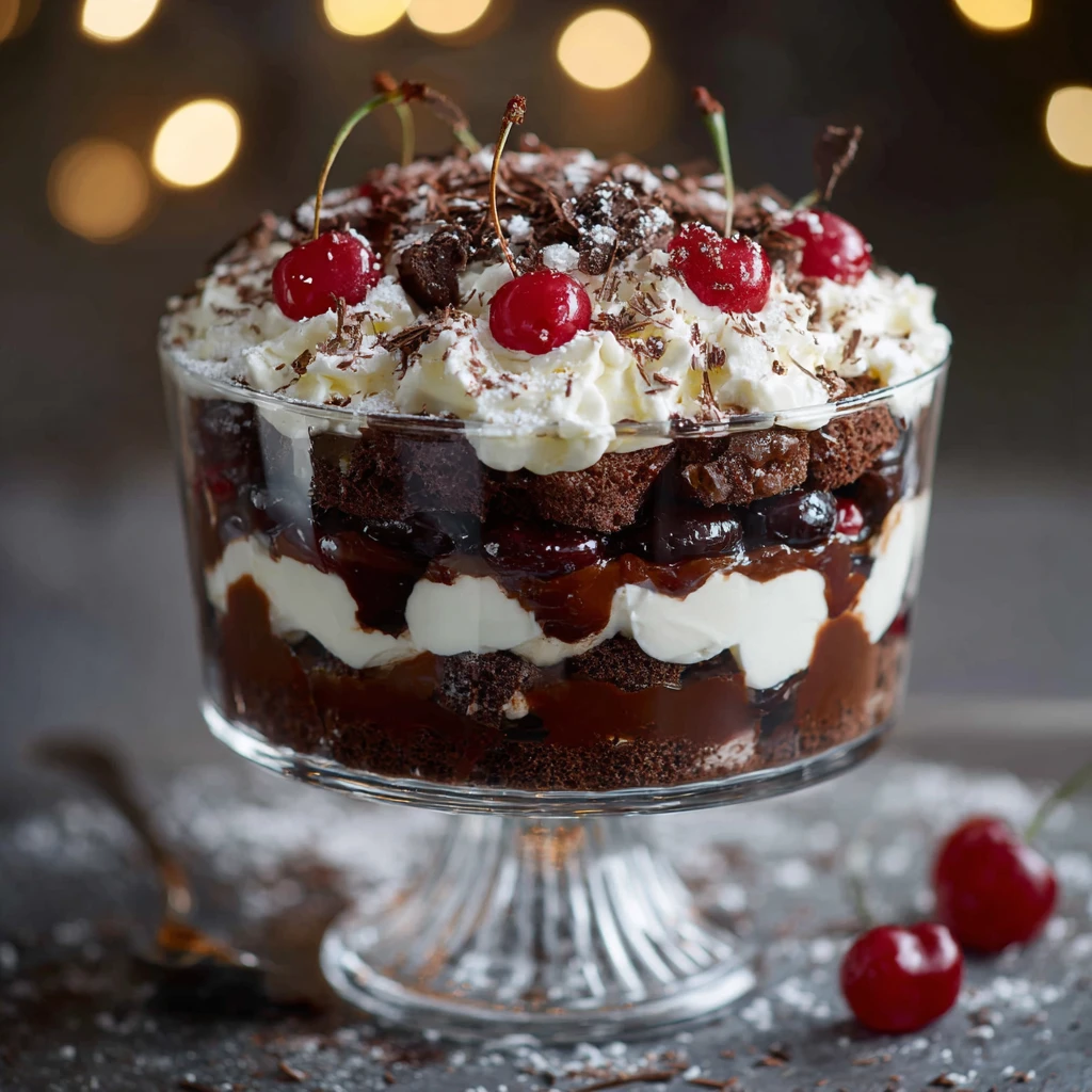 Christmas Black Forest Trifle
