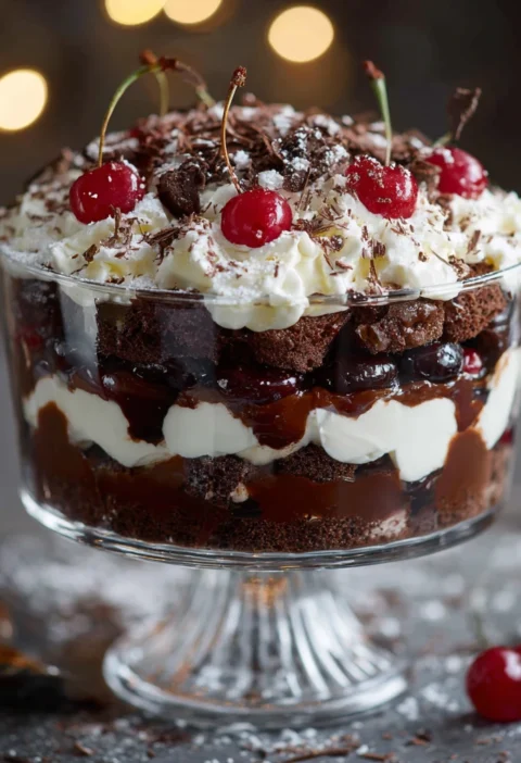 Christmas Black Forest Trifle